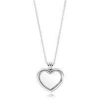 Collana Pandora Donna Petite Memories in Argento 590544-60 - 590544-60